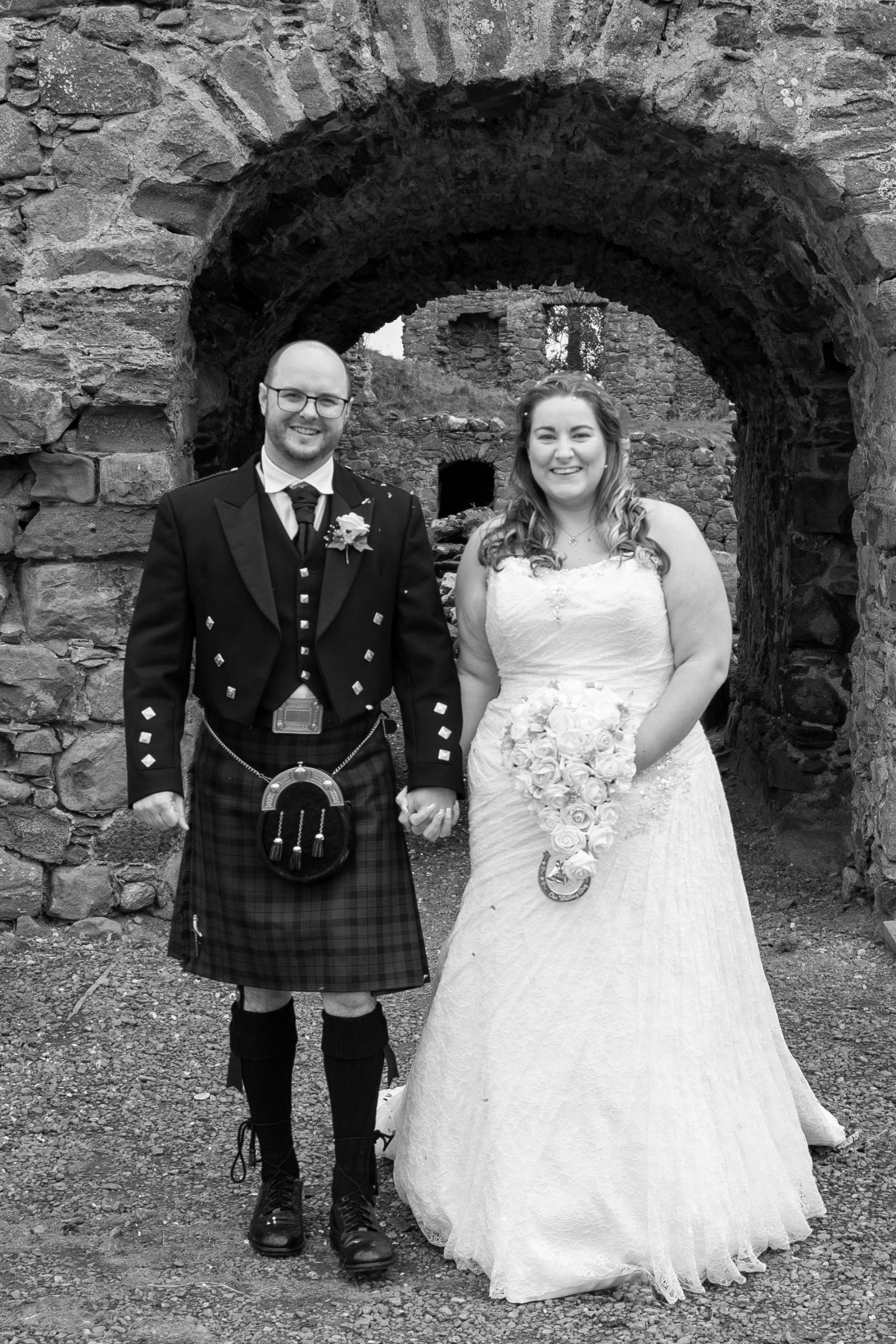 Newpitsligo castle wedding day image